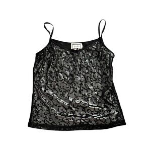 Joules Black Sheer Camisole Top